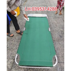 Giường xếp  sắt vải bố tiện lợi (hoả tốc)