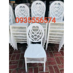 Ghế nhựa Sự Kiện  Trái Tim nhập khẩu (hoả tốc)