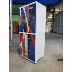 Tủ treo đồ 2 cánh 3 ngăn việt thành