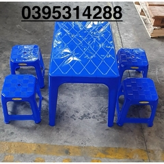 Bàn nhựa  chữ nhật sọc kẻ   Chấn Thuận Thành cao cấp loại 1