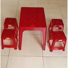 Bàn nhựa  chữ nhật sọc kẻ   Chấn Thuận Thành cao cấp loại 1
