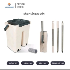 Bộ lau nhà dẹp X5 Megahome cao cấp