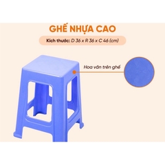 Ghế cao đại Vĩ Hưng màu mới paster cao cấp