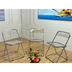 Ghế xếp  nhựa trong APOLLO nhập khẩu cao cấp