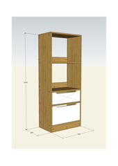 Kệ sách gỗ  4 TẦNG phong cách KN Home decor , tủ gỗ đa năng nhiều tầng gỗ MDF  phủ Melamine KS_MS29_4T