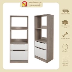 Kệ sách gỗ 4 tầng đa năng KN Home Decor, Tủ gỗ đa năng nhiều tầng gỗ MDF phủ Melamine  KS_MS29A