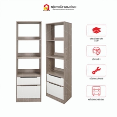 Kệ sách gỗ 5 TẦNG , tủ gỗ văn phòng nhiều tầng KN Home Decor gỗ MDF Phủ Melamine KS_MS29B