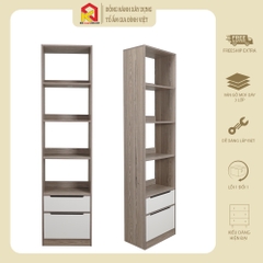 Kệ sách gỗ đa năng 6 TẦNG KN Home Decor , tủ gỗ văn phòng nhiều tầng, gỗ MDF phủ Melamine KS_MS29C