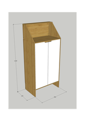 Tủ giày gỗ MDF Lắp ráp, Kệ giày dép đa năng, hiện đại, TIẾT KIỆM diện tích, chịu lực tốt. KG_50, KG_60