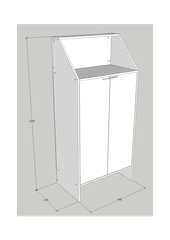 Tủ giày gỗ MDF Lắp ráp, Kệ giày dép đa năng, hiện đại, TIẾT KIỆM diện tích, chịu lực tốt. KG_50, KG_60