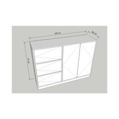 Tủ gỗ đựng đồ nhiều ngăn, kệ giày nhiều ngăn,chất liệu gỗ ép công nghiệpMDF , Tủ Giày 5 Cánh TD_MS26