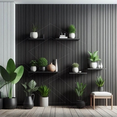 Kệ gắn tường KN Homedecor , kệ treo tường, kệ gắn tường spa, kệ nail TẶNG phụ kiện dày 17mm KGT_MS12