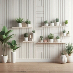Kệ gắn tường KN Homedecor , kệ treo tường, kệ gắn tường spa, kệ nail TẶNG phụ kiện dày 17mm KGT_MS12