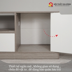 Kệ tivi , tủ tivi phòng khách gỗ MDF phủ melamin KN Homececor MS41 KT:R140*S30*C43 cm