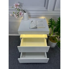 Kệ Tab Đầu Giường Phát Sáng 2 Tầng – Hiện Đại, Sang Trọng, Tiện Lợi, Có Ngăn Bí Mật