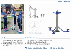 Máy Tập Ngoài Trời Xoay Eo VIFA-711333