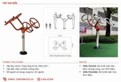 Máy Tập Ngoài Trời Tay Vai Đôi VIFA 31143