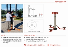 Máy Tập Xoay Eo Ngoài Trời VIFA 731323