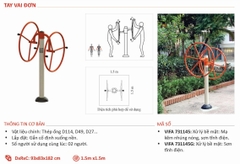 Máy Tập Tay Vai Đơn Ngoài Trời VIFA 731145