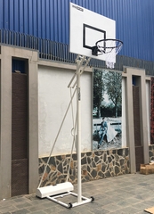 Trụ Bóng Rổ Vifasport 801825 Di Chuyển Bánh Xe Bảng Composite Có Đối Trọng