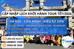 TOUR CÔN MINH - KIỆU TỬ - TOUR TẾT 2026