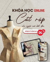 Khóa học Cắt Rập Online dành cho người mới bắt đầu