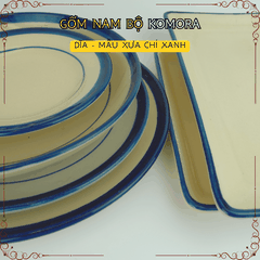 Gốm Nam Bộ - Mẫu Xưa Chỉ Xanh