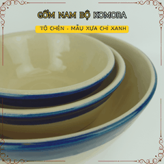 Gốm Nam Bộ - Mẫu Xưa Chỉ Xanh