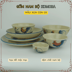 Gốm Nam Bộ - Mẫu Xưa Con Gà