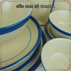 Gốm Nam Bộ - Mẫu Xưa Chỉ Xanh