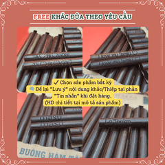 [Vỉ 5 Đôi] Mẫu 235 Nhỏ Gọn, Đũa Buông Hàm Tân, Đũa Khắc Theo Yêu Cầu