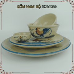 Gốm Nam Bộ - Mẫu Xưa Con Gà