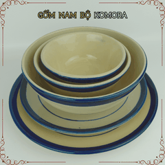 Gốm Nam Bộ - Mẫu Xưa Chỉ Xanh
