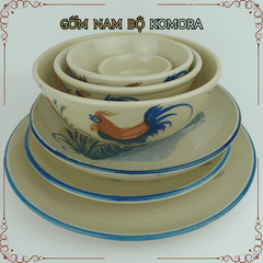 Gốm Nam Bộ - Mẫu Xưa Con Gà