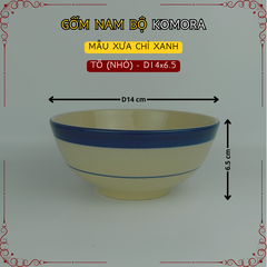 Gốm Nam Bộ - Mẫu Xưa Chỉ Xanh