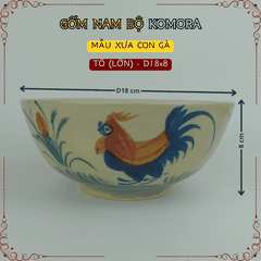 Gốm Nam Bộ - Mẫu Xưa Con Gà
