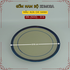 Gốm Nam Bộ - Mẫu Xưa Chỉ Xanh