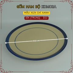 Gốm Nam Bộ - Mẫu Xưa Chỉ Xanh