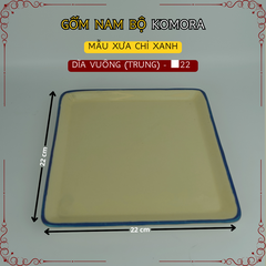 Gốm Nam Bộ - Mẫu Xưa Chỉ Xanh