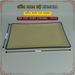 Gốm Nam Bộ - Mẫu Xưa Chỉ Xanh