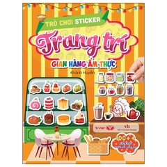 Trò chơi dán hình Sticker - Gian hàng ẩm thực