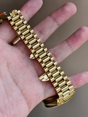 ROLEX Day-Date 36mm YG MOP Moissanite Bezel