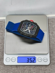 Richard Miller 15RICHARD MILLE RM67-02 Black Carbon Blue Strap