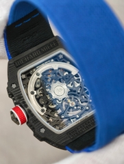 Richard Miller 15RICHARD MILLE RM67-02 Black Carbon Blue Strap
