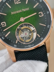 AUDEMARS PIGUET Code 11.59 Flying Tourbillon Smoked Green-Rose Gold & Black Ceramic-Manual Tourbillon