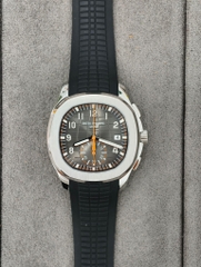 PATEK PHILIPPE Aquanaut 5968 Black Face Chronograph