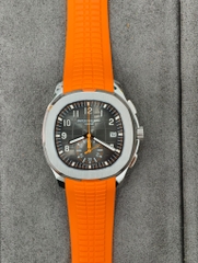 PATEK PHILIPPE Aquanaut 5968A Orange Strap Chronograph