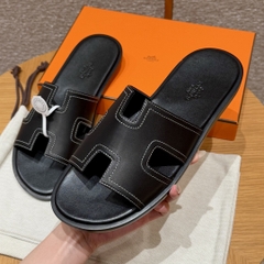 JD-620 Men’s Black Swift Slippers with Dermal Outsole