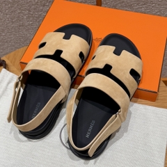 JD-650 Genius Men's Sandals Beige Suede