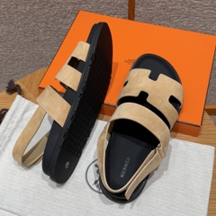 JD-650 Genius Men's Sandals Beige Suede